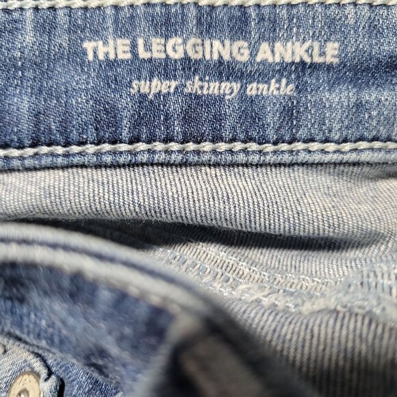AG Adriano Goldschmied Legging Ankle Super Skinny Jeans Womens Size 27 Low Rise - Picture 5 of 7
